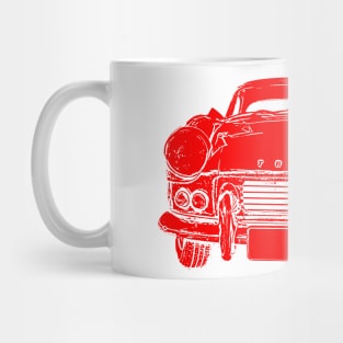 Triumph Spitfire 4 Mk2 1960s classic car red inversion Mug